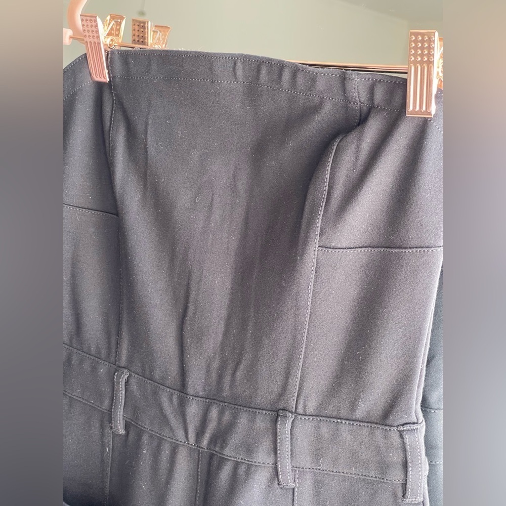 Anthropologie Pilcro NWOT Strapless Black Wide-Leg Jumpsuit - XS - Picture 5 of 16